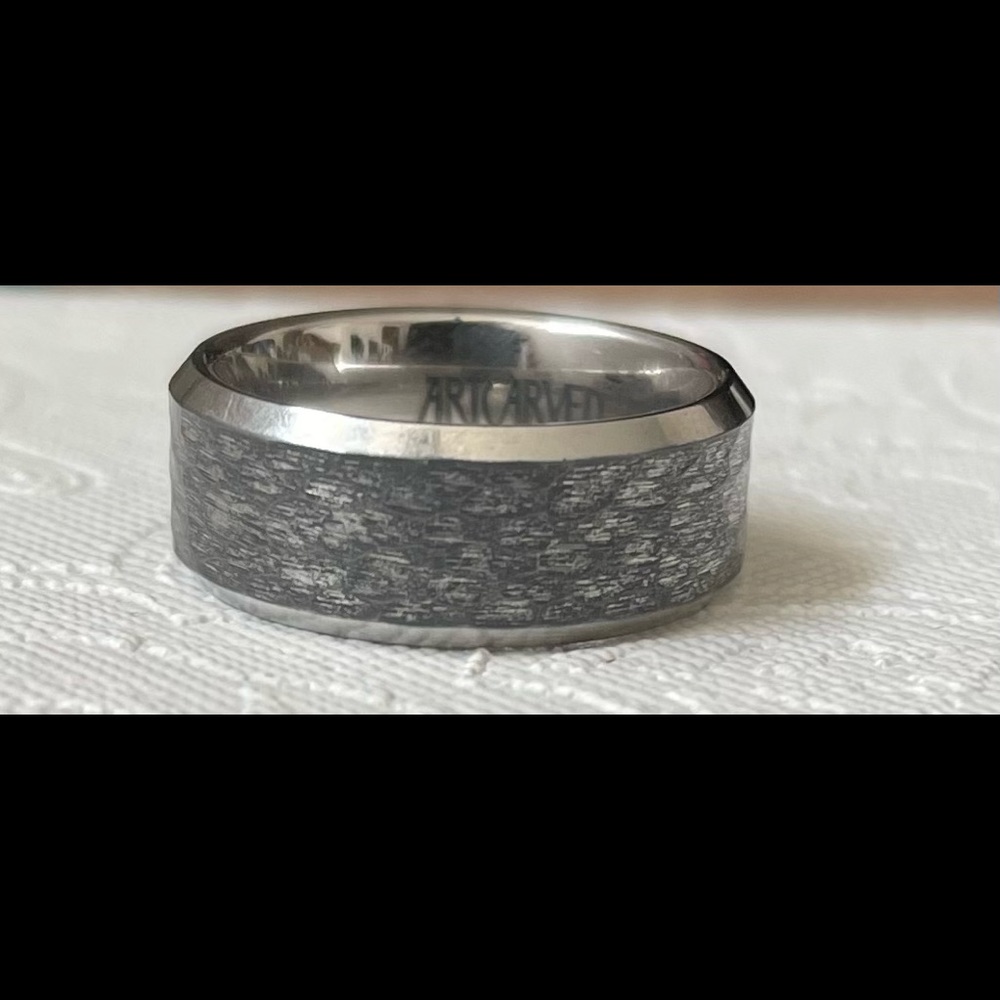 Artcarved Mens Tungsten Wedding Ring